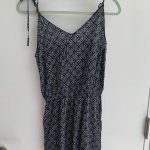 Rip curl blue pattern summer romper